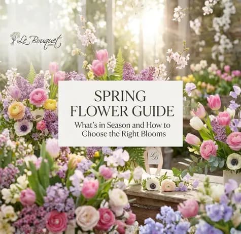 spring flower guide banner