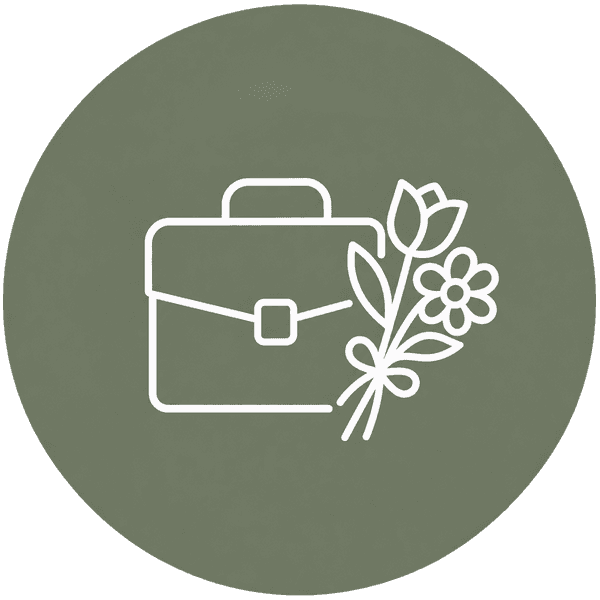 Corporate flower delivery icon for Saint-Laurent