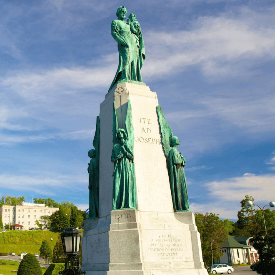 Saint Joseph monument at Saint Joseph’s Oratory in Côte-des-Neiges, Montreal