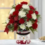 The FTD Snowman Sensation Bouquet