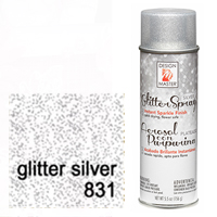 Design Master 832 Glitter Silver Spray, 156 g (Pack of 1) : :  Tools & Home Improvement