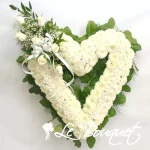 Open white heart