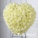 The FTD Elegant Remembrance Standing Heart