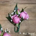 Spray Rose Boutonniere