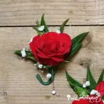 Spray Rose Boutonniere
