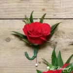 Spray Rose Boutonniere