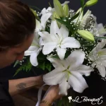 Graceful Oriental Lily Bouquet