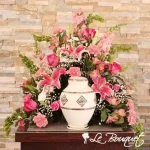 Pink Heaven Urn Arrangement