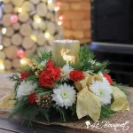 Warm Christmas Centerpiece