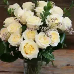 Le bouquet candlelight avec la fleur de cire