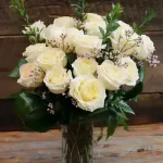 Le bouquet candlelight avec la fleur de cire