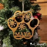 Dog Paw Ornament