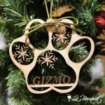 Dog Paw Ornament