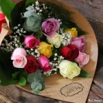 Roses Long Stem Assorted Colour