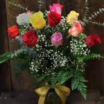 Roses Long Stem Assorted Colour