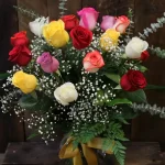 Roses Long Stem Assorted Colour