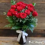 Long Stem Red Roses