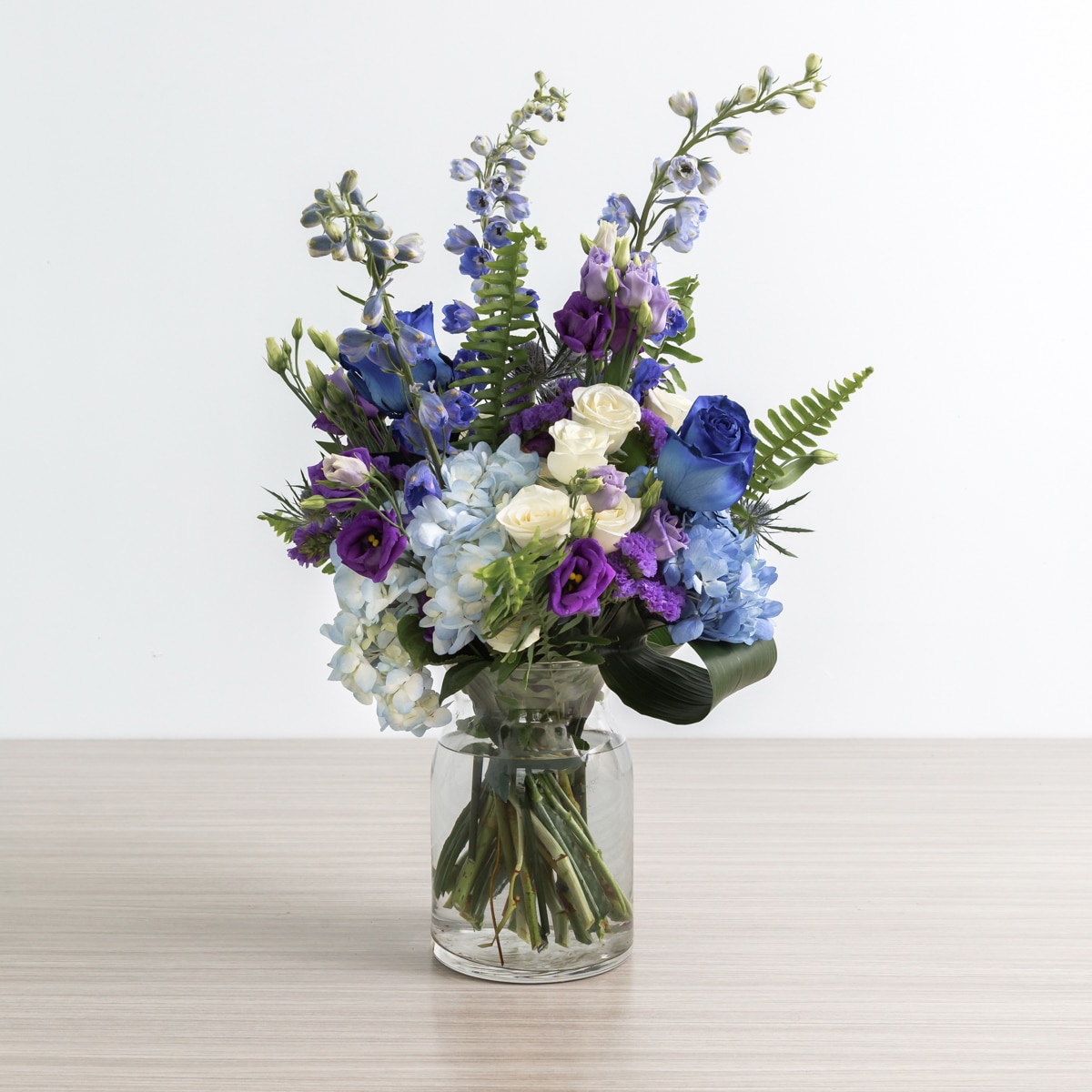 Blue skys arrangement form Le Bouquet