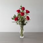 Long Stem Red Roses