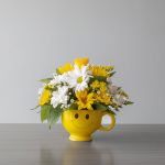 ''Be Happy'' Smile in a Cup Bouquet