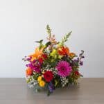 Burst of Color Round Arrangement