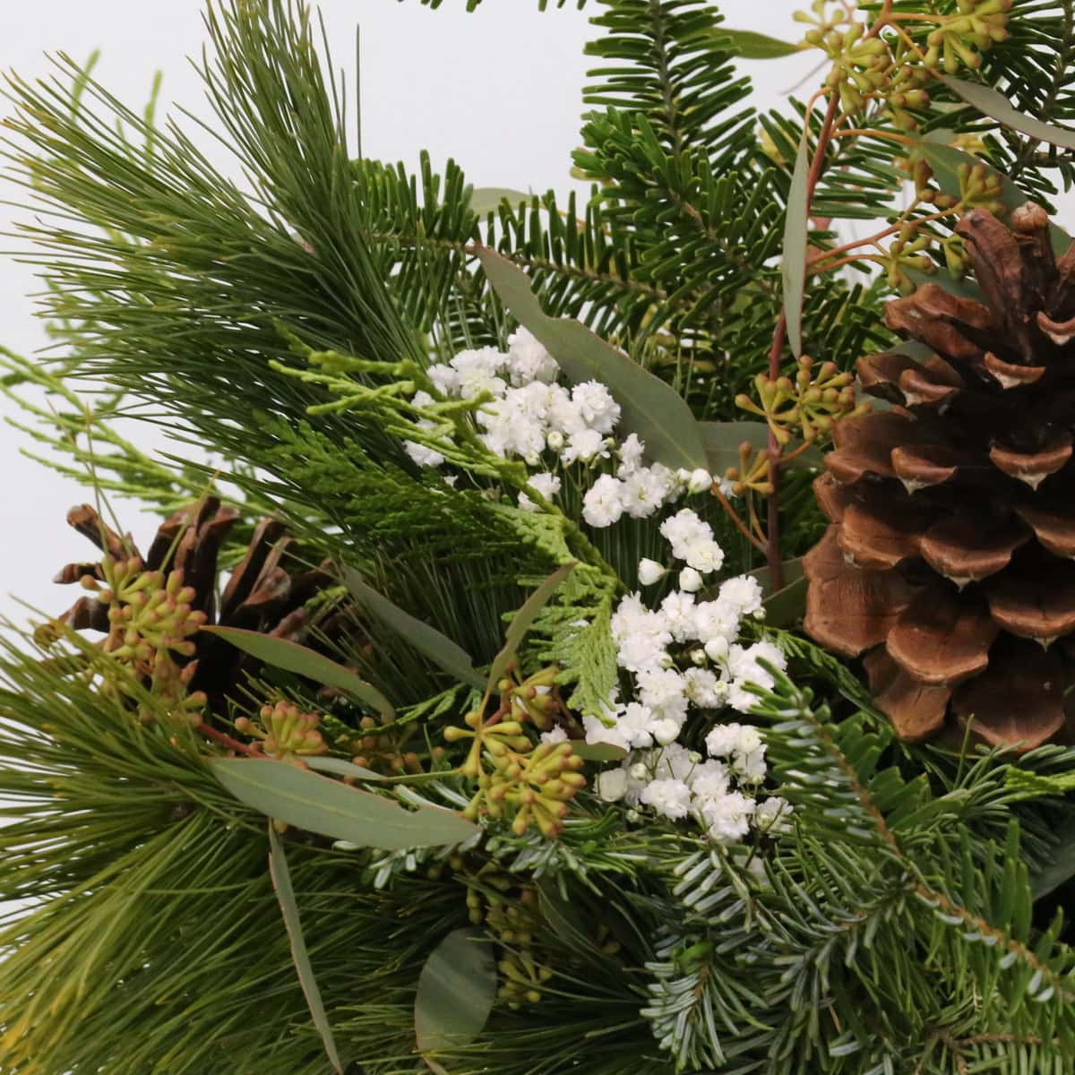 Winter Forest Arrangement – Fresh Evergreen Holiday Design | Le Bouquet