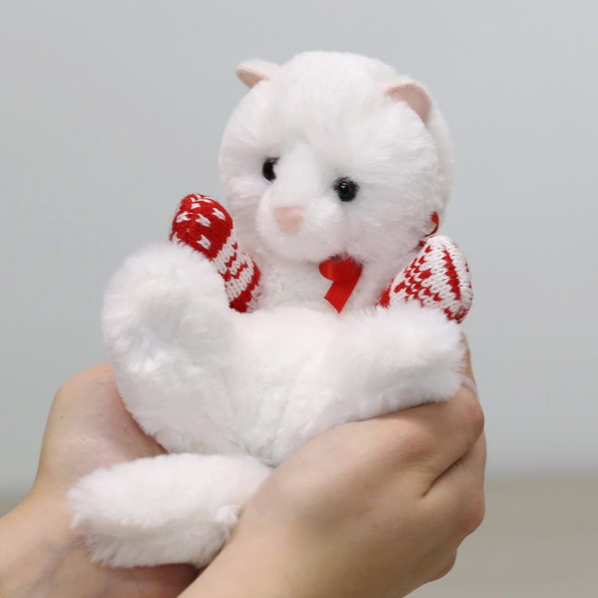 Lil Baby White Holiday Cat