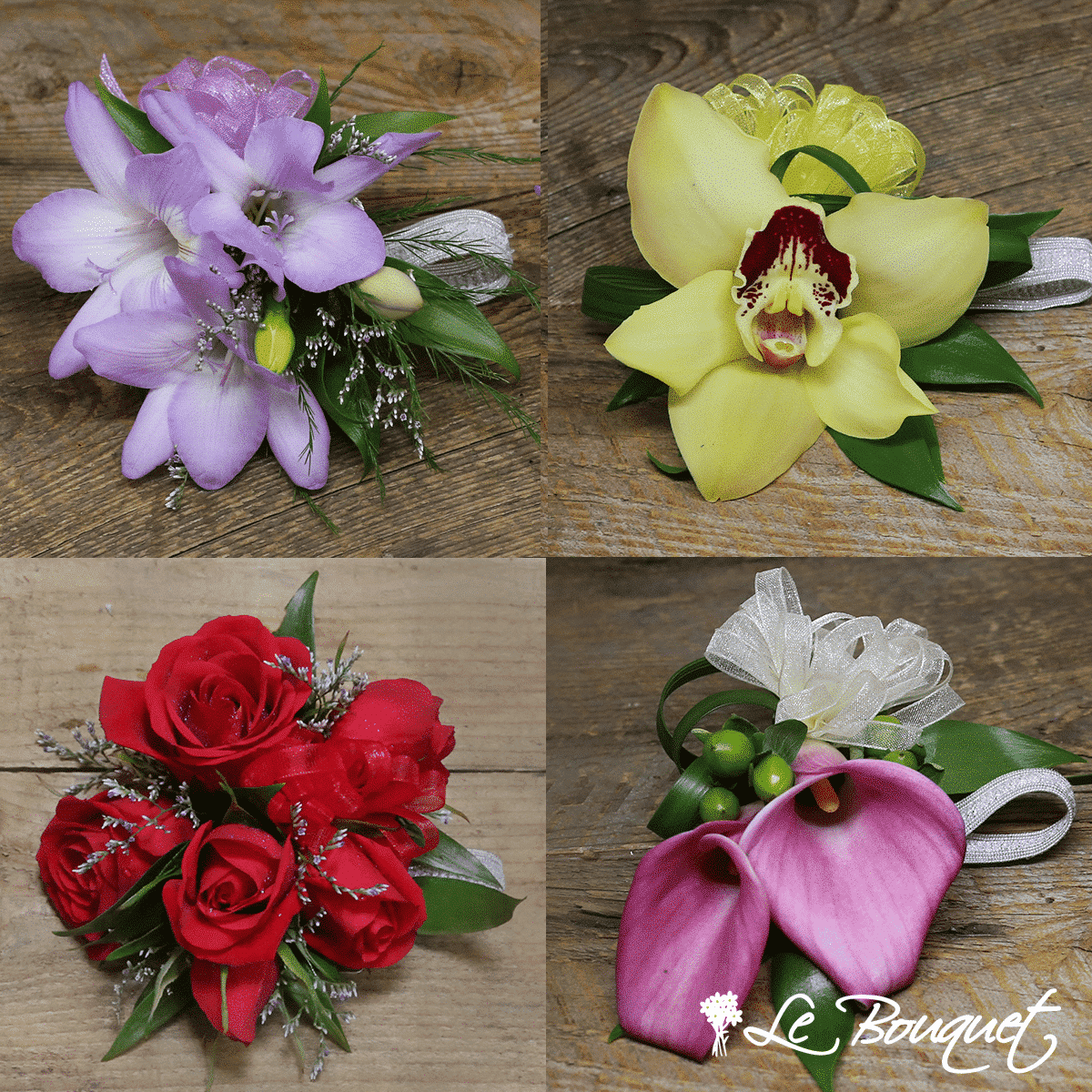 Bracelets à fleurs
