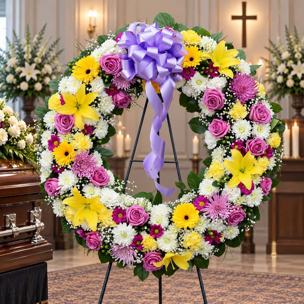 Traditional Funeral Wreath